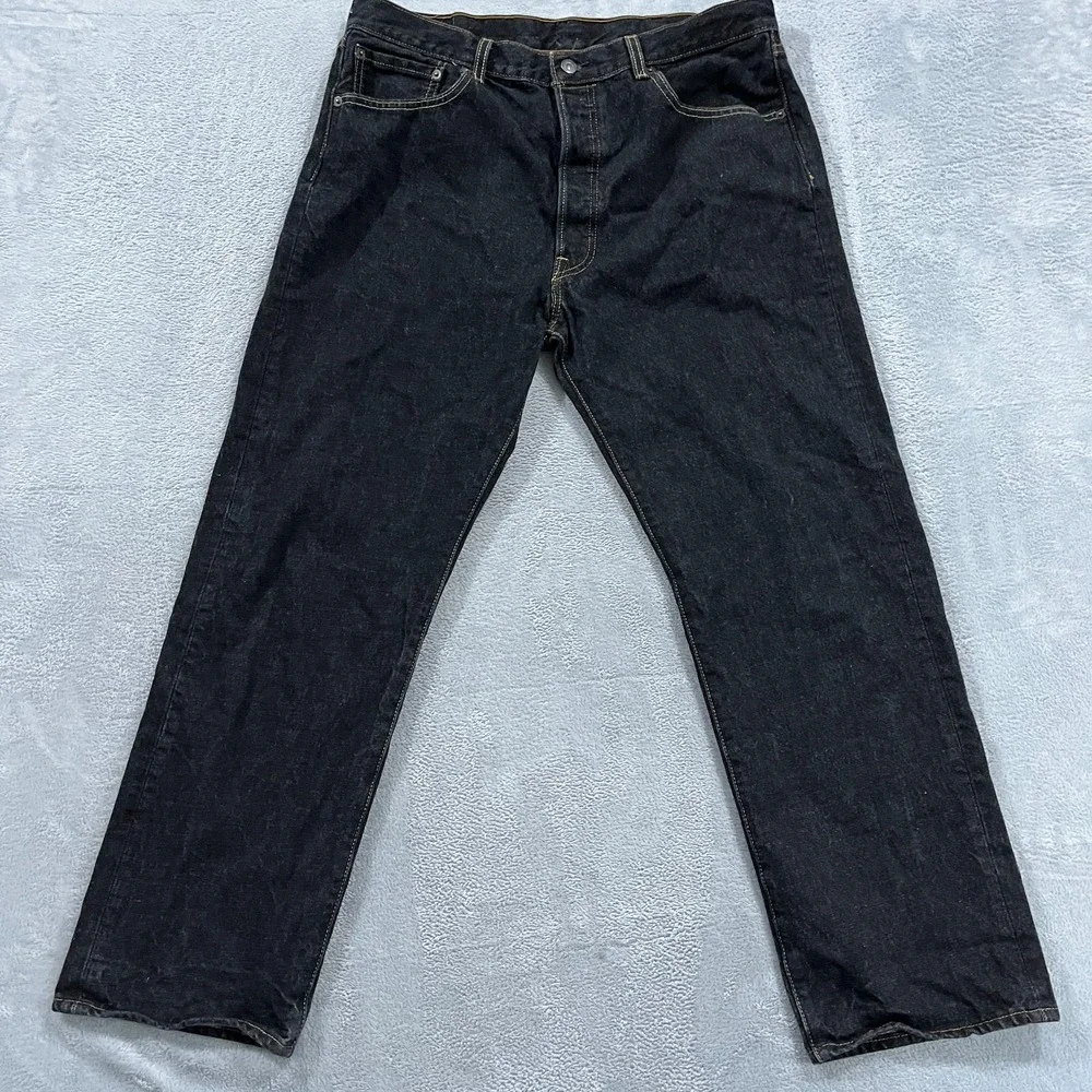 Levis 501XX Jeans Mens‎ 34x29* Black Red Tab Straight Leg Y2K Retro Western